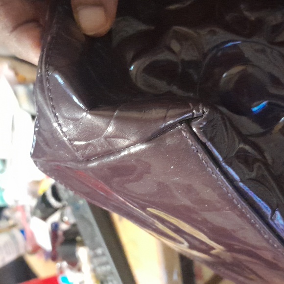 Coach Glossy Purple/Plum Tote - Picture 13 of 13